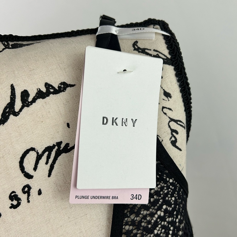 NEW DKNY Plunge Underwire Bra Women's 34D - Picture 4 of 6